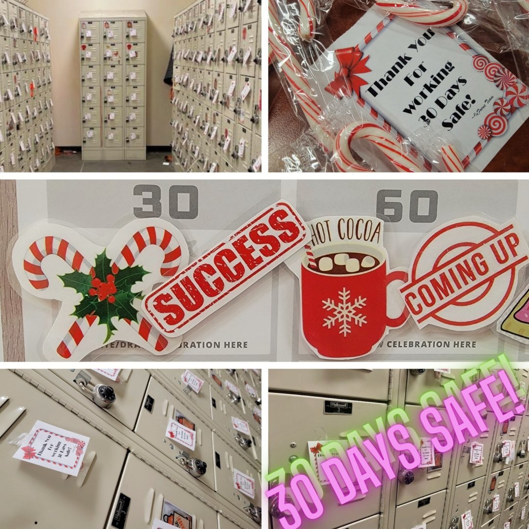 Way to go team! #30DaysSafe #safetyispersonal #cadycane <a href="/1076InFocusTeam/">1076InFocusTeam</a>