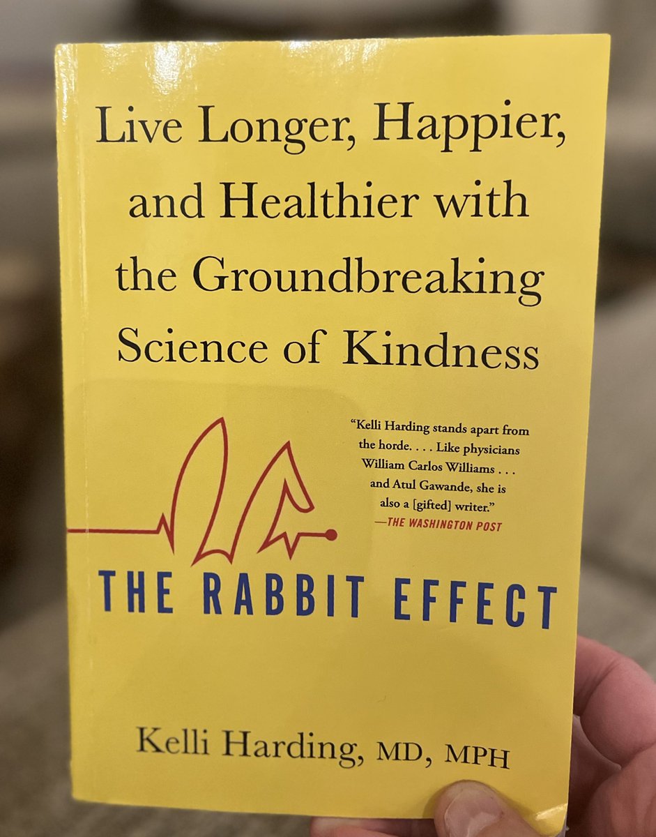 Mark B. Pochapin, MD (@markpochapin) on Twitter photo Can #Kindness help us live longer? I’m looking forward to hosting <a href="/HardingKelli/">Kelli Harding MD MPH</a> on #ChiefsRounds #DoctorRadio <a href="/NYUDocs/">Doctor Radio</a> to discuss her book, “The Rabbit Effect: Live longer, happier and healthier with the groundbreaking science of kindness”
Call us live 12/23 4-5 EDT
877-NYU-DOCS Can #Kindness help us live longer? I’m looking forward to hosting <a href="/HardingKelli/">Kelli Harding MD MPH</a> on #ChiefsRounds #DoctorRadio <a href="/NYUDocs/">Doctor Radio</a> to discuss her book, “The Rabbit Effect: Live longer, happier and healthier with the groundbreaking science of kindness”
Call us live 12/23 4-5 EDT
877-NYU-DOCS