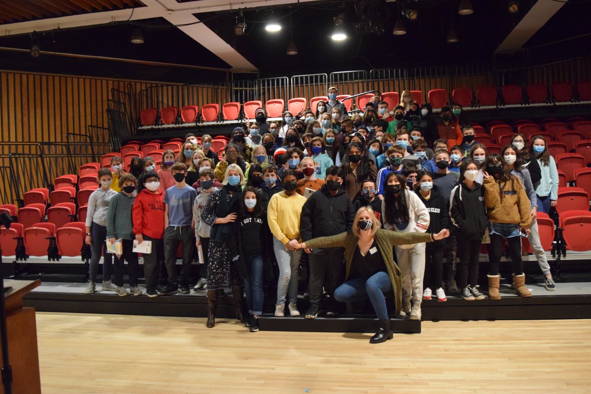 BCSDNOTES's tweet photo. Fox Lane MS 6th graders recently enjoyed an author visit from @CAlifirenka &amp; Liz Welch, two of the authors of #IWillAlwaysWriteBack. The visit was exciting not only because students were truly captivated by the story, but also because Welch is a Fox Lane alum! 1/2 https://t.co/2zDHKZNqcb