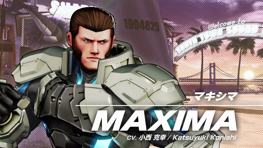 Kof15 新たに サイボーグ マキシマ の参戦トレーラーが公開 K ウィップとのチームに