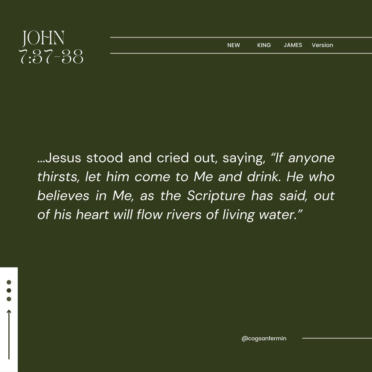 COGSanFermin_'s tweet photo. The reality is we all still undergo trials and sufferings in some areas of our lives. God’s people are not exempted. But the good news is that God gave us Jesus. We can trust and enthrone Him in our hearts and the life of abundance will flow out. 

#cogsanfermin
#SermonHighlights https://t.co/dL8vVj4xr5