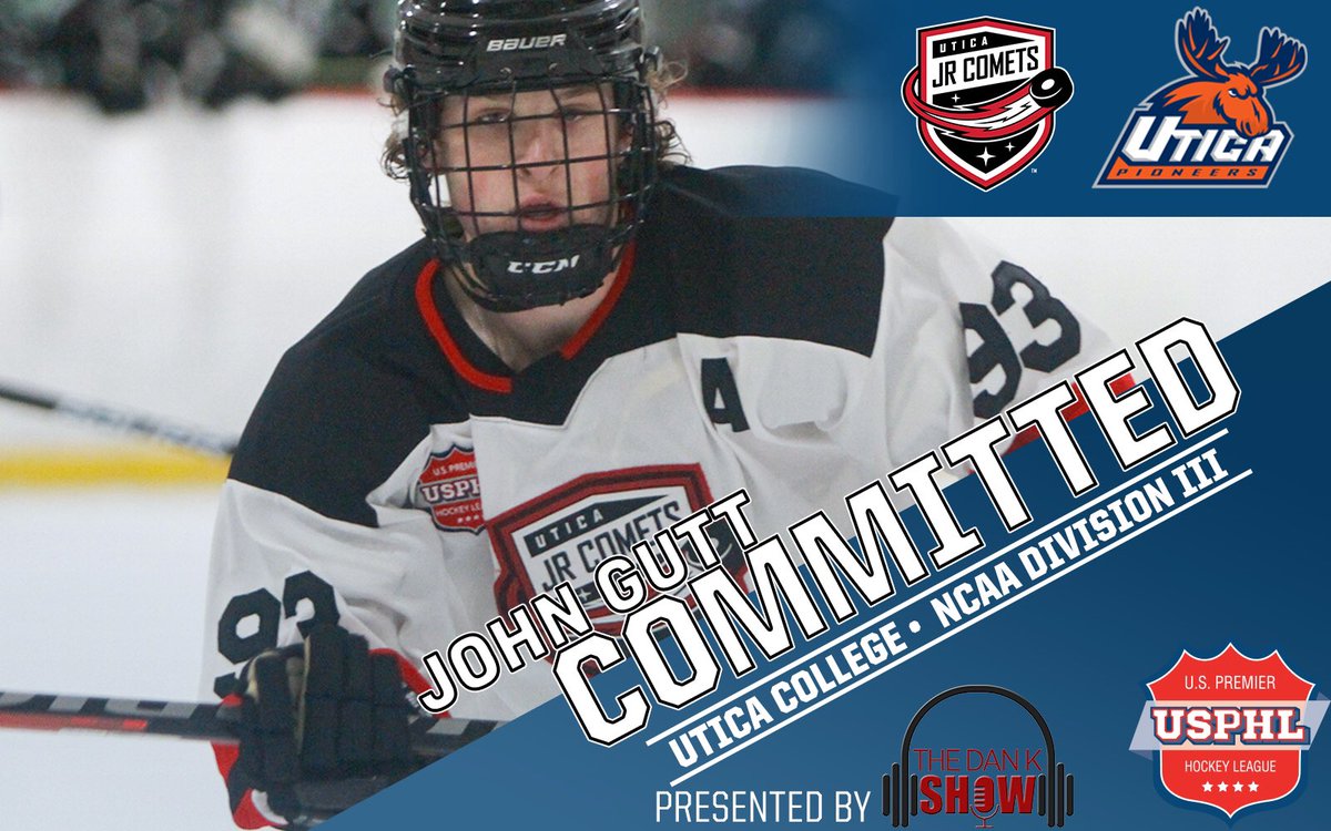 #USPHLCommitments: Congratulations to SIX-year USPHL veteran John Gutt, of the <a href="/UticaJrComets/">Utica Jr. Comets</a> #NCDC team. He has committed to the <a href="/UticaMensHockey/">Utica Men’s Hockey</a>!

Full Story: 
bit.ly/CommitGutt