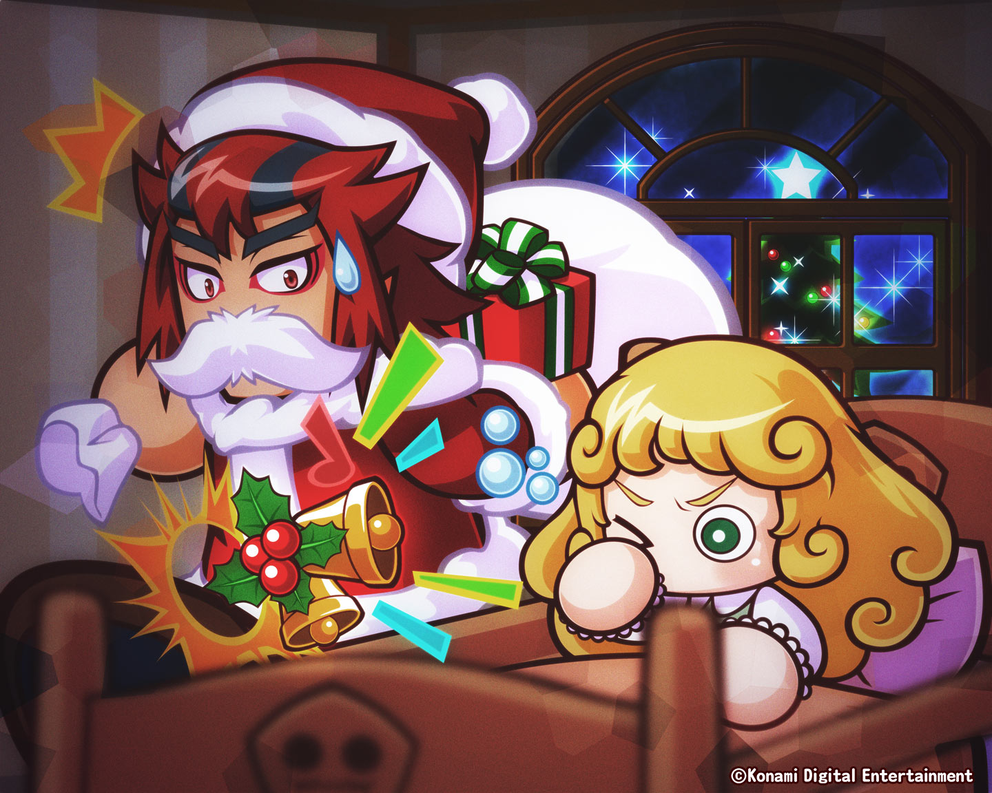 実況パワフルサッカー パワサカ 公式 みんな メリークリスマスでやんす 今日もパワサカ制作チームからイラストが届いたでやんすよ 良い子のきりんちゃんには木芽等サンタさんが来てくれたみたいでやんす あ 物音立てたら起きちゃうでやんす