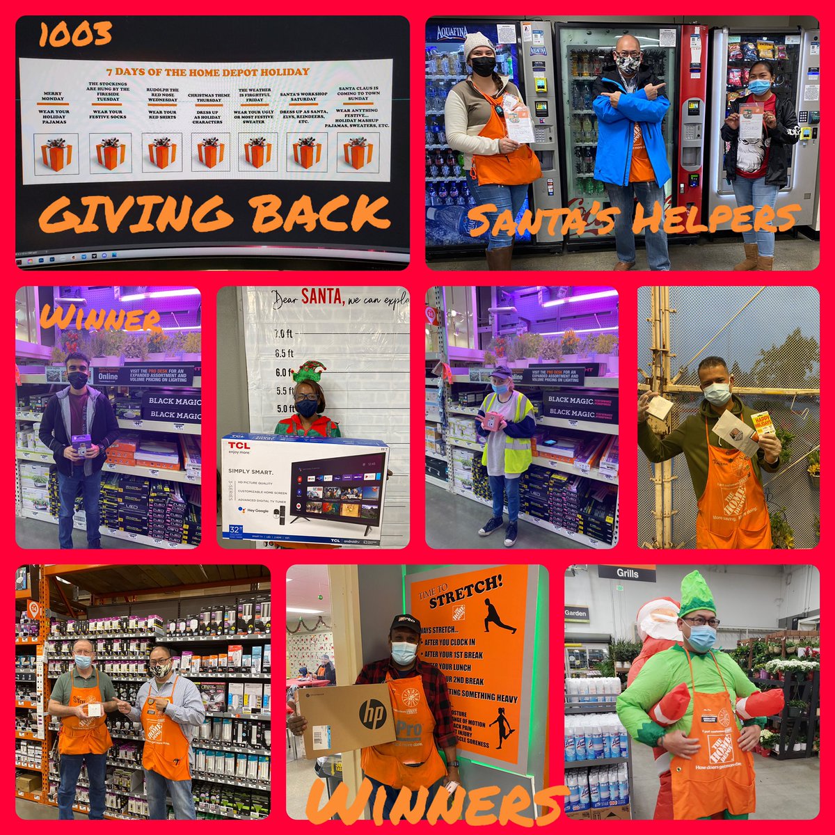 Giving back to theCrew from the View1003. Making smiling faces and happy hands. This couldn’t of been done with the help of Santa’s Helpers (Jessica, Savy, and Cliff [not pictured]) #PacNorthProud #d20