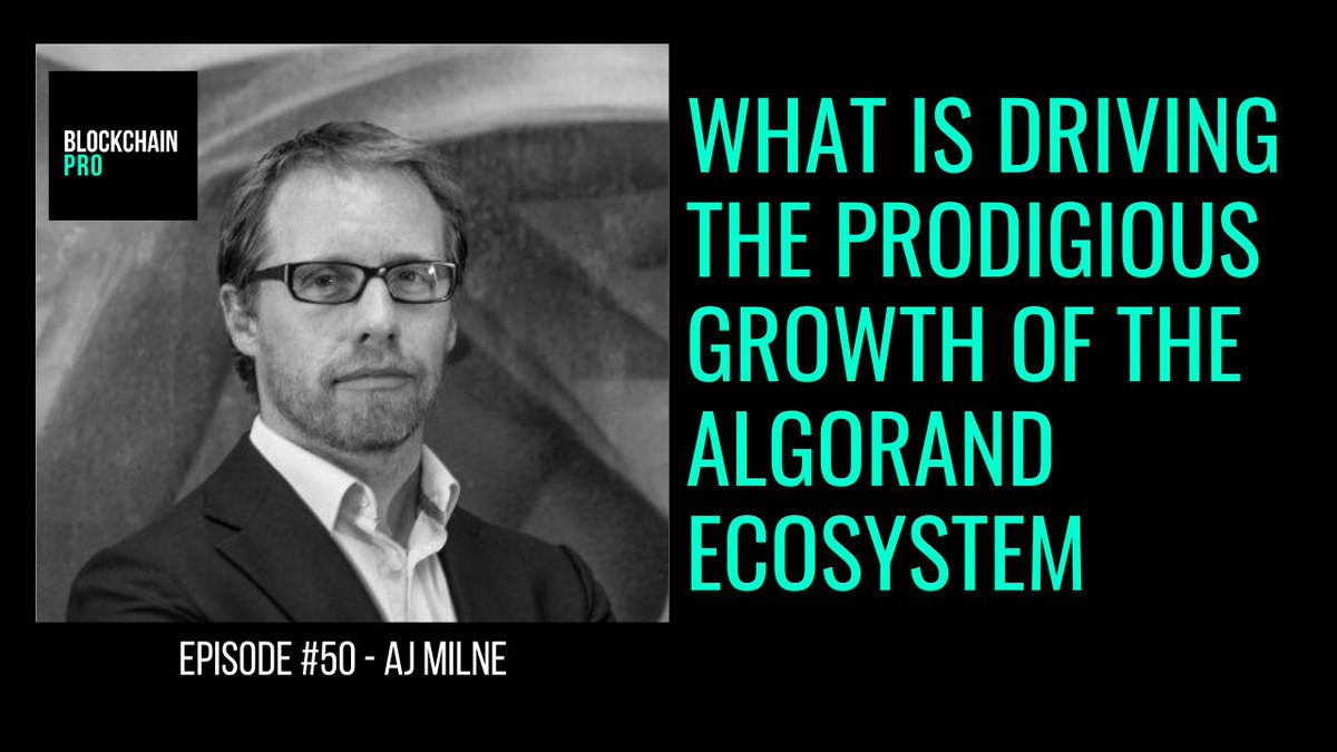 nonfungibleab's tweet image. 1/3 🧵Hello hello! Episode 50 is here with one of the awesomest people in crypto today, @AJ_Milne 🤩
All the links👇 Remember to subscribe! 🙏
#blockchainpro #futurefi #algorand #algofam