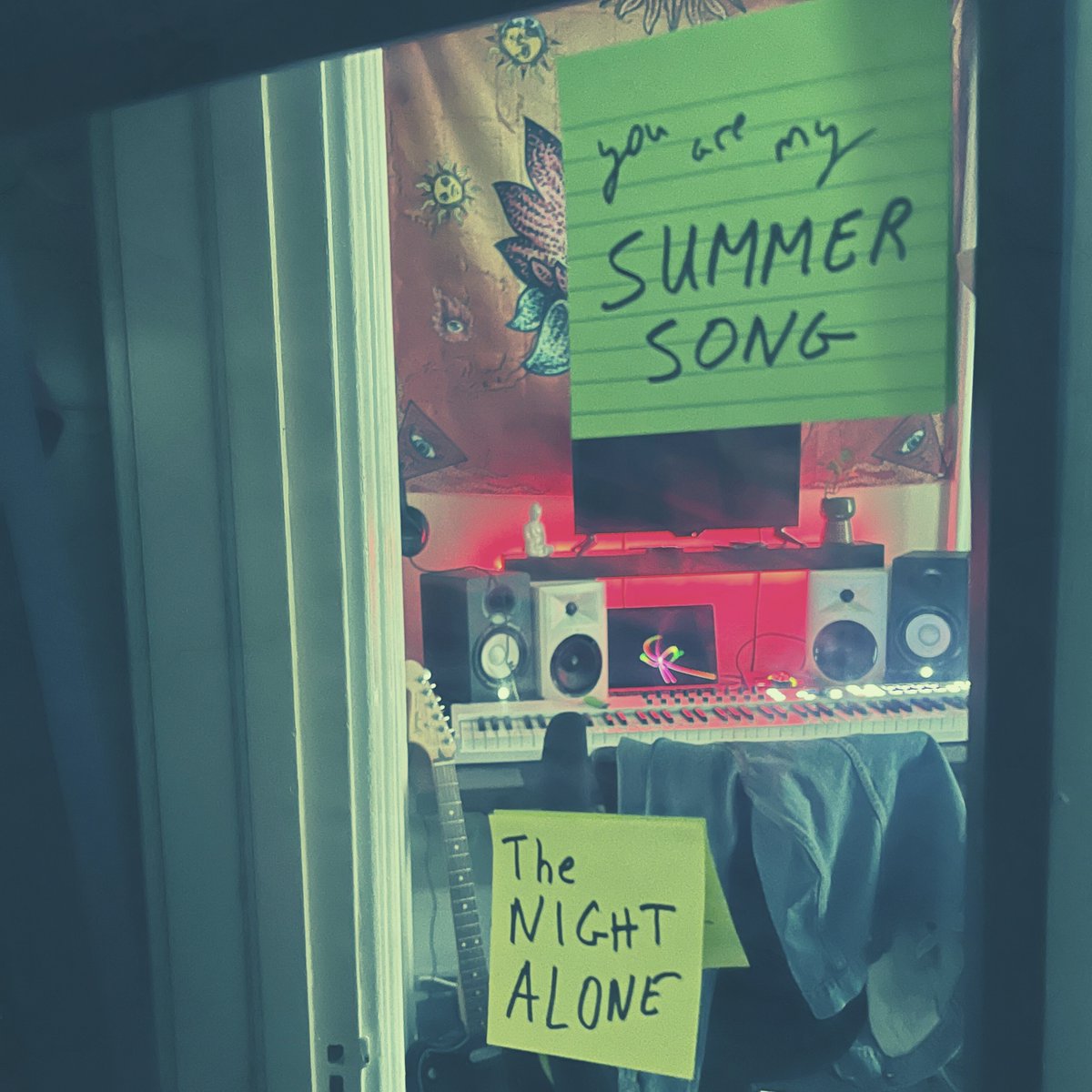 thenightalone's tweet photo. SUMMER SONG COMING OUT THIS WINTER

On December 31, our new single “Summer Song” will be out! Check out this artwork and go to our link in bio! We also have new pictures 📸 thanks to Josh Cravey

And of course, thanks again to Mark Barrie for mastering 💙 https://t.co/9yjjyNUBE3