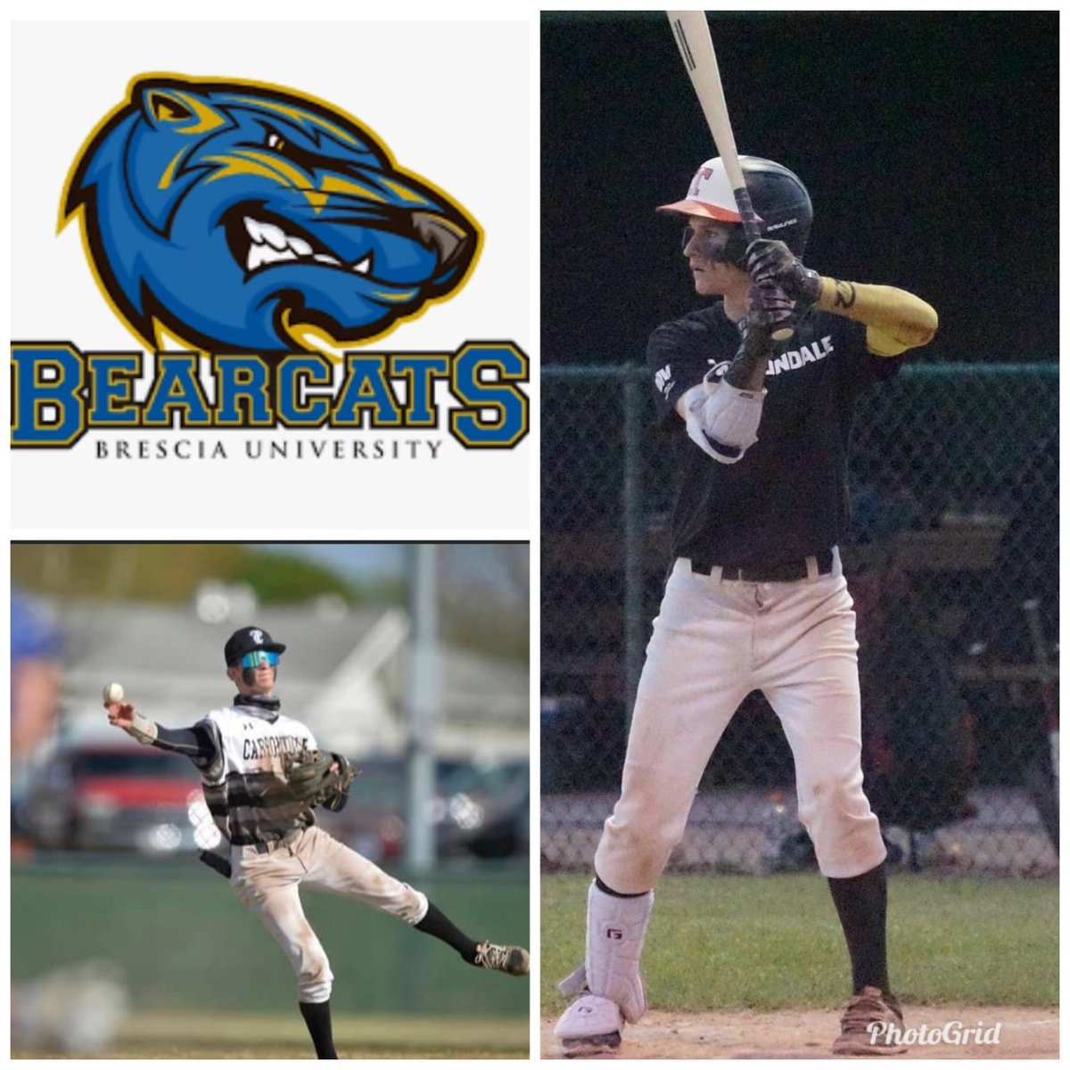 I’m excited to have the opportunity to be attending Brescia University to play baseball in Fall 2022.  I would like to thank everyone who helped make this possible and Coach Herbig for giving me this opportunity. @BresciaBaseball @Terrierbasebal1