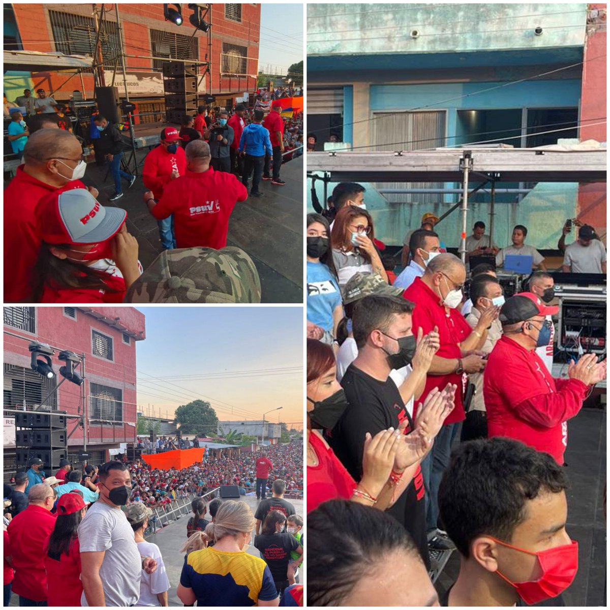 #22Dic Inicio de Campaña en el Estado  Barinas Con el Candidato a la Gobernación Jorge Arreaza, el Capitán @dcabellor, el Dip. @torrealbaf y el Presidente de la @cbolivariana @WillsRangelCBST @VicePSUVObrera @NicolasMaduro @golloche #TiempoDeReconciliacion