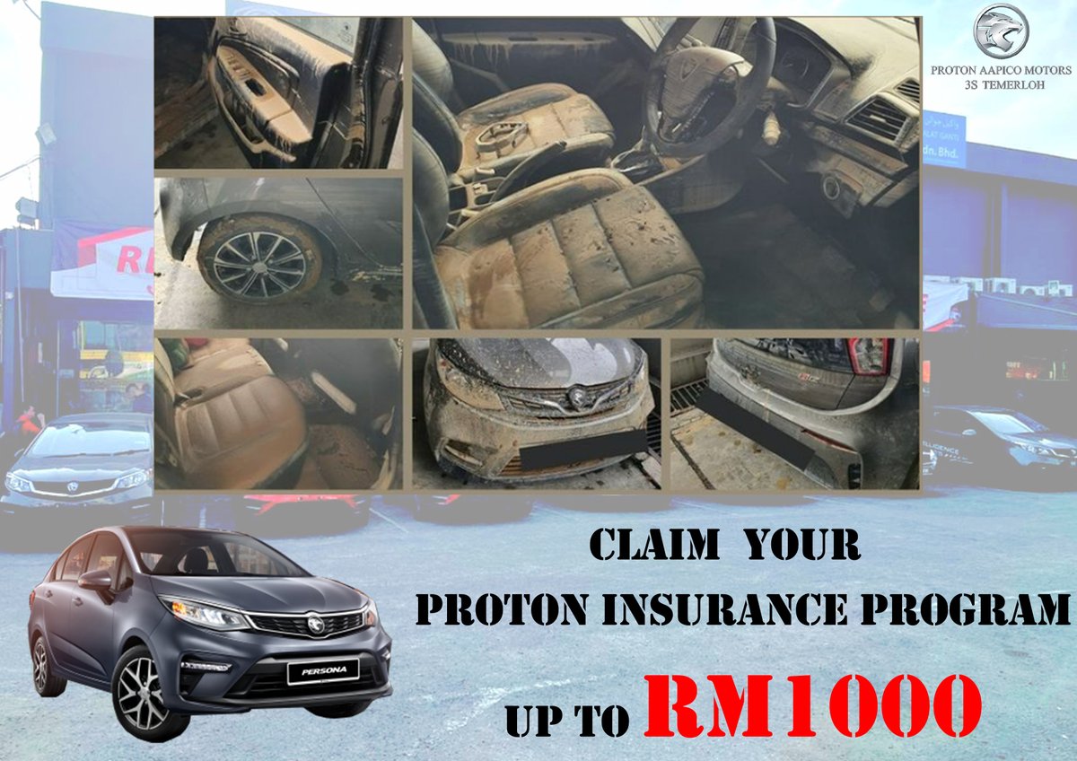 aapicotemerloh's tweet photo. Flood relief allowance up to RM 1000 with Proton Insurance Program !
#ProtonInsuranceProgram
#Floodrelief https://t.co/5XLftXZxMZ
