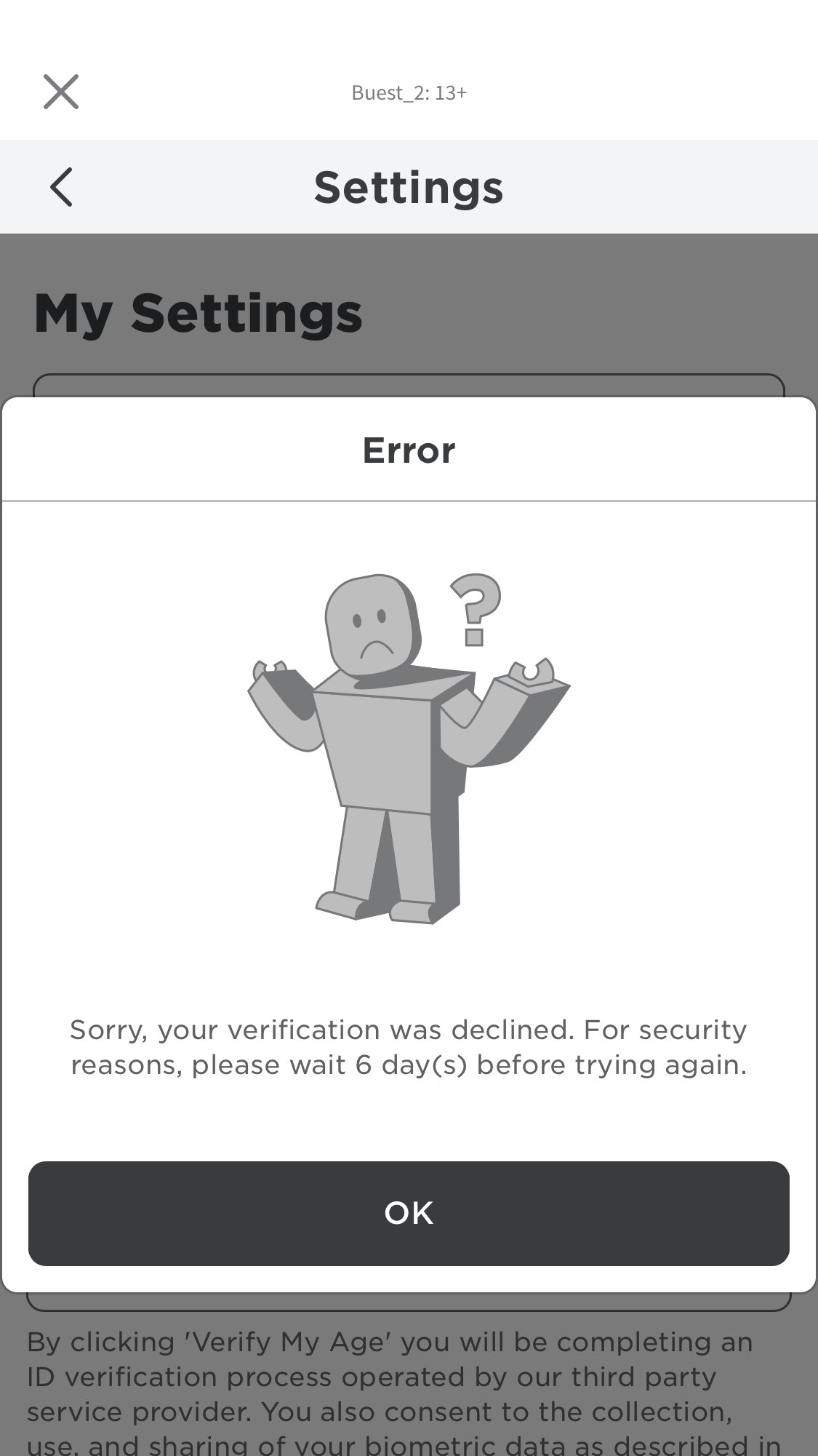 Age ID Verification – Roblox Support
