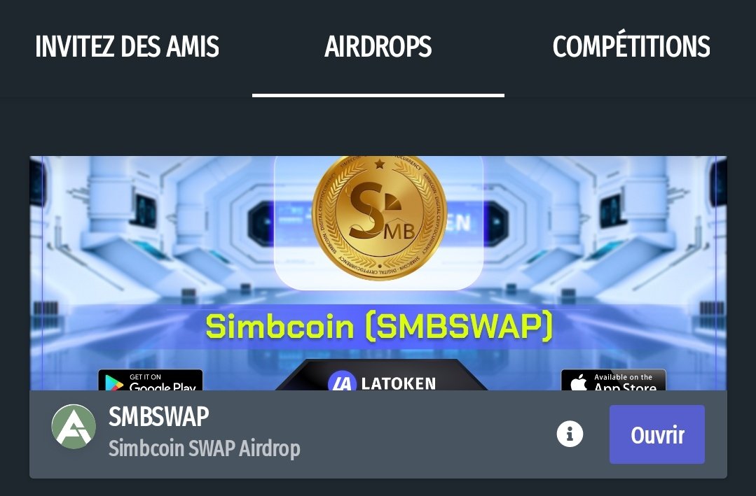 AristideEve's tweet image. #SimbCoin and #LATOKEN
it's really wonderful ... we win for free
