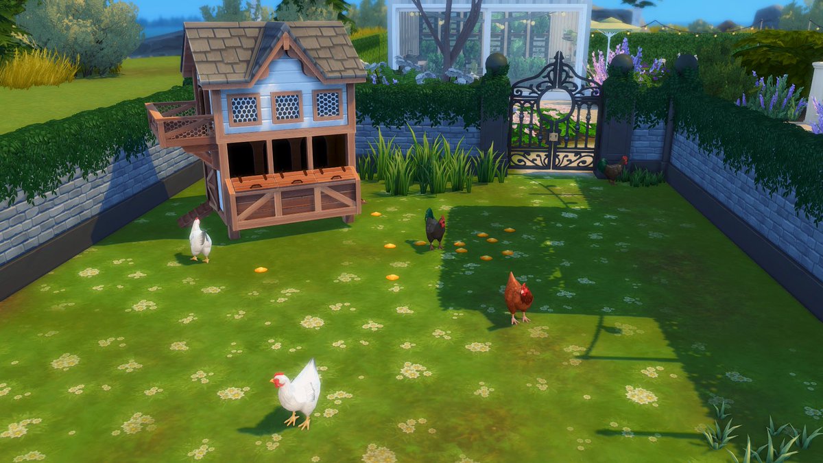 brindletonfae's tweet photo. screenshots from my @lilsimsie fish shell build challenge! (thread) 

speedbuild being posted on my youtube tomorrow 🐟✨ 🌲 

#thesims4 #speedbuild #simsiefish https://t.co/X2bdojnmuX