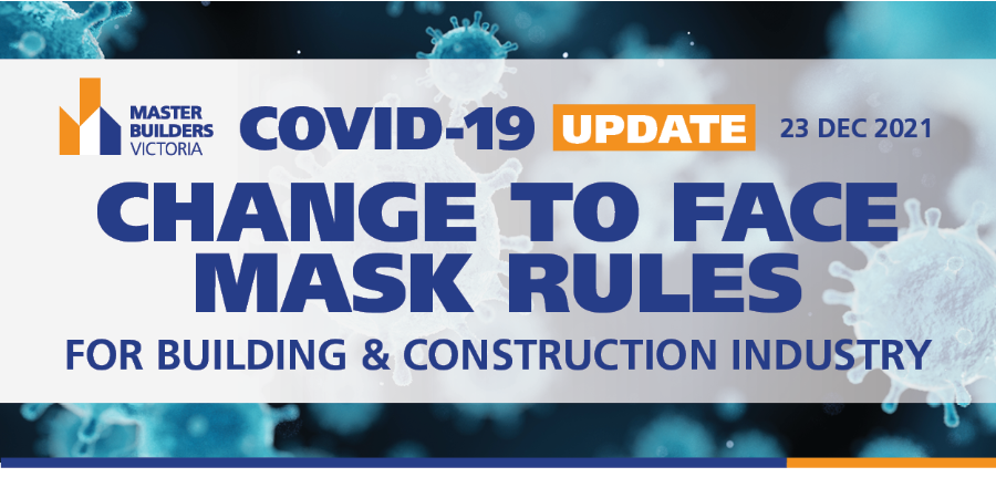 MBV members – check your email inbox! You will soon receive an email regarding an important alteration to restrictions made today by the Victorian Government involving immediate changes to wearing face masks and a recommendation from the Government to work from home if you can.