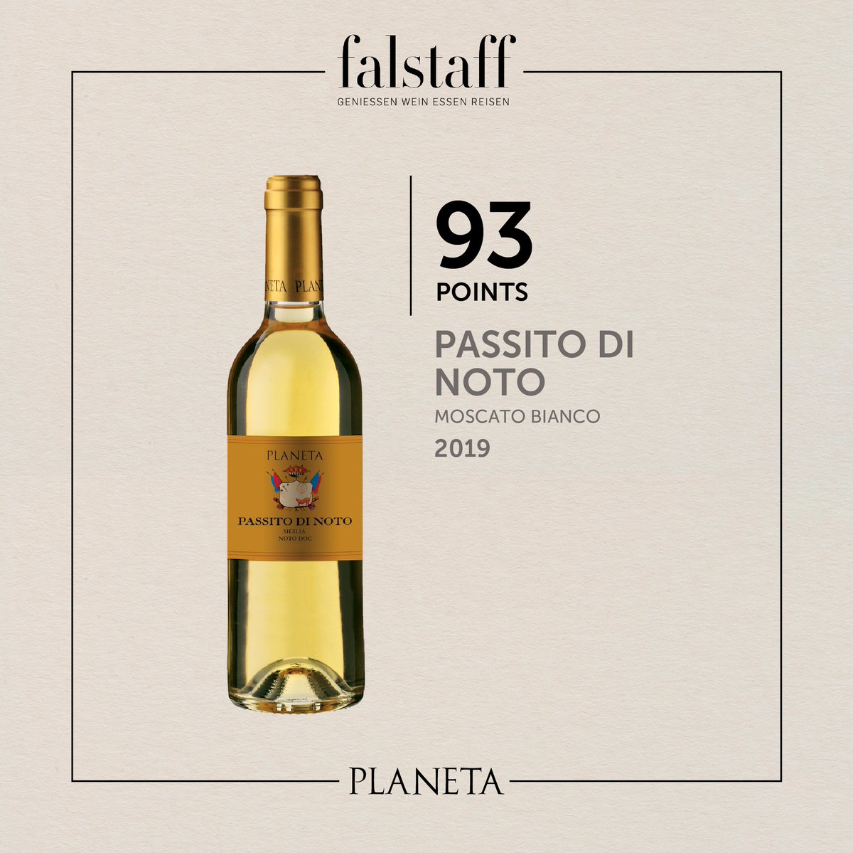 🏆 Our passito di Noto scored 93 points in the Falstaff Italian Sweet Wines Online Trophy! 🥂 We are proud of this result, the best in Sicily bit.ly/32iOxWv ✨ Thanks @falstaff_intl