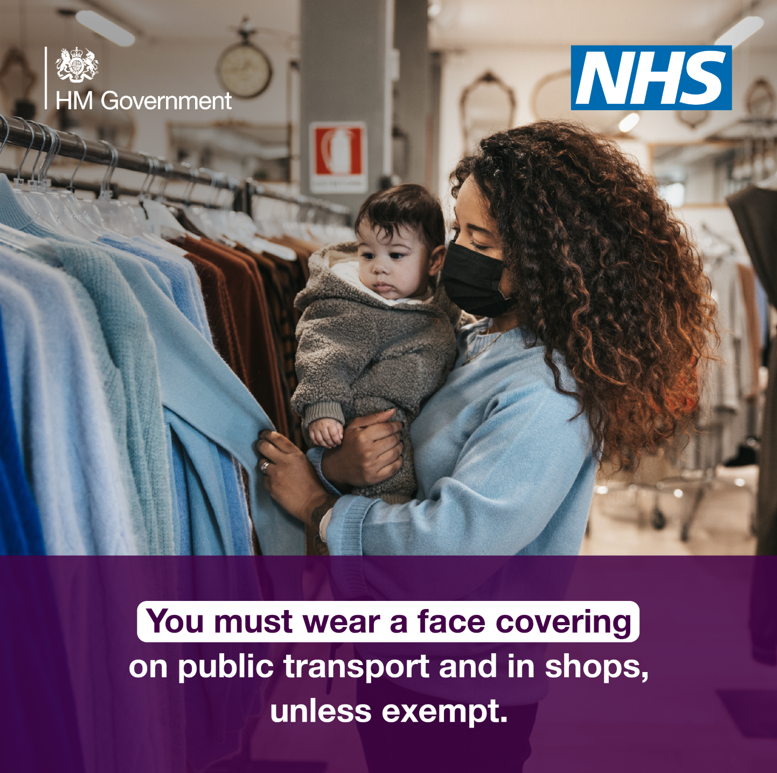 haringeycouncil's tweet photo. Doing your last minute shopping? Please remember that it is now mandatory to wear face coverings in most indoor settings like shops, cinemas and theatres unless exempt.
This is to protect yourself and others from #CODI19 and limit the spread of #Omicron
#KeepHaringeySafe https://t.co/m9uZRuFYIV