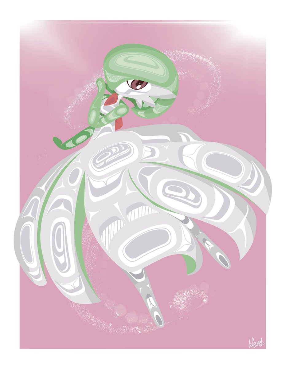 Gardevoir
I actually love that it’s a fairy type now ❤️

#pokemon #gardevoir #indigenous #formline #indigenousart