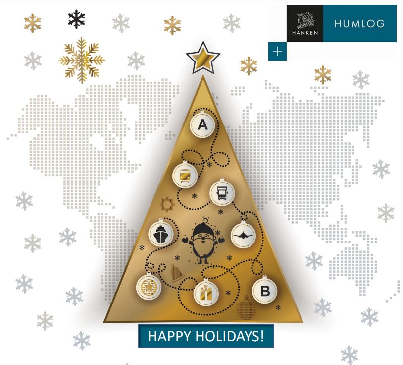HUMLOGInstitute's tweet photo. Dear colleagues, partners and friends,
We wish you a Merry Christmas and relaxing Holidays.
Looking forward to new challenges in 2022!
#HumlogInstitute #HUMLOG #HumanitarianLogistics https://t.co/Wgp14x65VX
