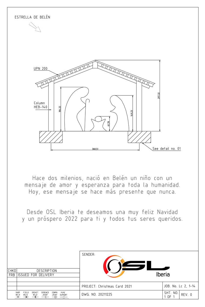 OSLIberia's tweet photo. Desde OSL Iberia te deseamos una muy feliz Navidad y un próspero 2022 para ti y todos tus seres queridos. https://t.co/aa4KUIBtwQ