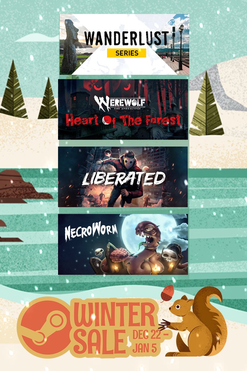 ❄️THIS IS IT!❄️
The Winter Sale on Steam is available now! Grab the entire Walkabout Games Collection with a great price! 
store.steampowered.com/bundle/21911/W…