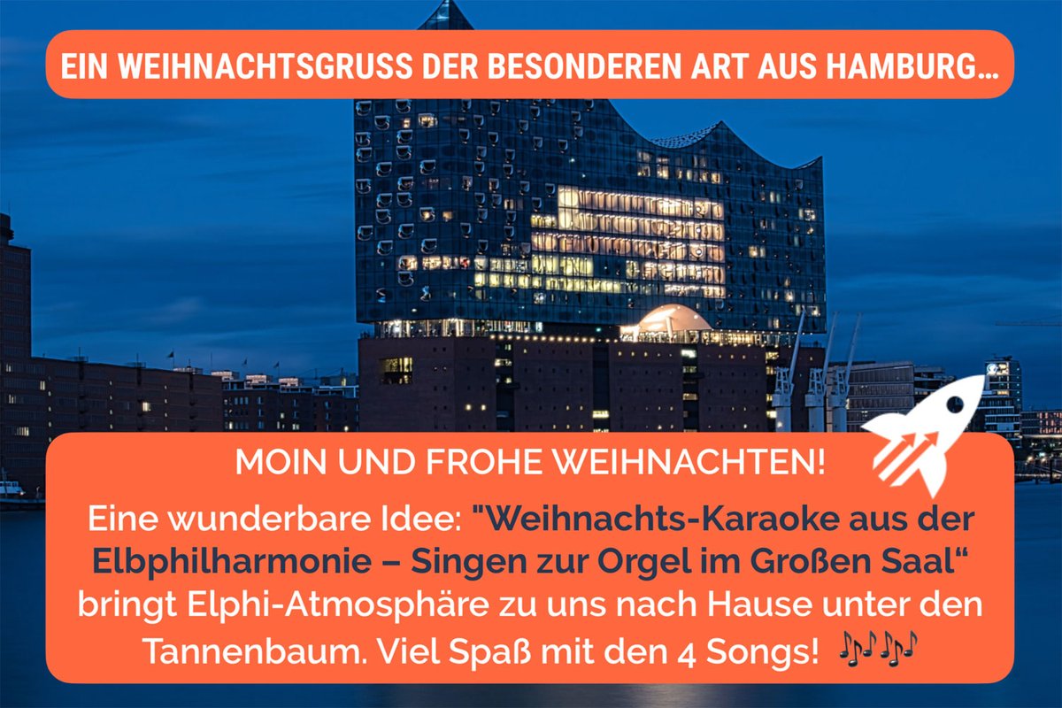 🎄Fröhliche Weihnachten - und fröhliches Singen... Mit der Orgel der Elbphilharmonie... bit.ly/xmas-karaoke-e… #weihnachten #hamburg #elbphilharmonie