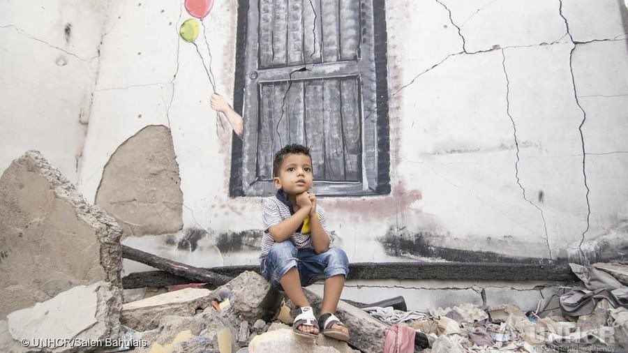 Barn er blant de hardest rammede av konflikten i Jemen. 89 prosent av barn i konfliktområder er i risiko for å bli rekruttert til væpnede grupper. Foto: FN