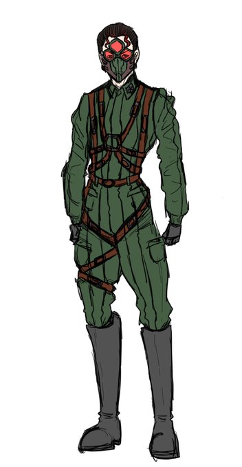 戦闘服のtwitterイラスト検索結果
