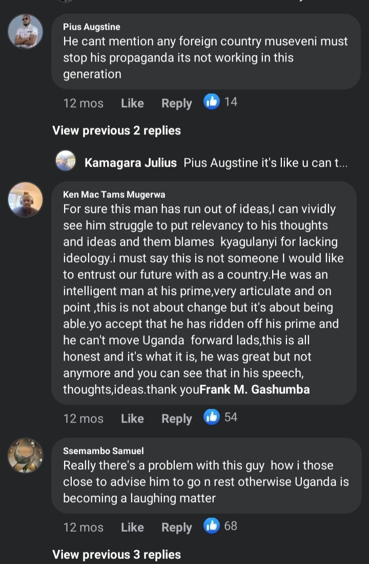 Rayat67665631's tweet photo. Guess what, all commenters were not foreigners!!@KagutaMuseveni  you your self , you are a foreigner ,i don't think you did any paperwork to become a citizen of Uganda ! But ever blackmailing and silently killing those who knew you more #45years are enough... https://t.co/KR1c7lCY3d