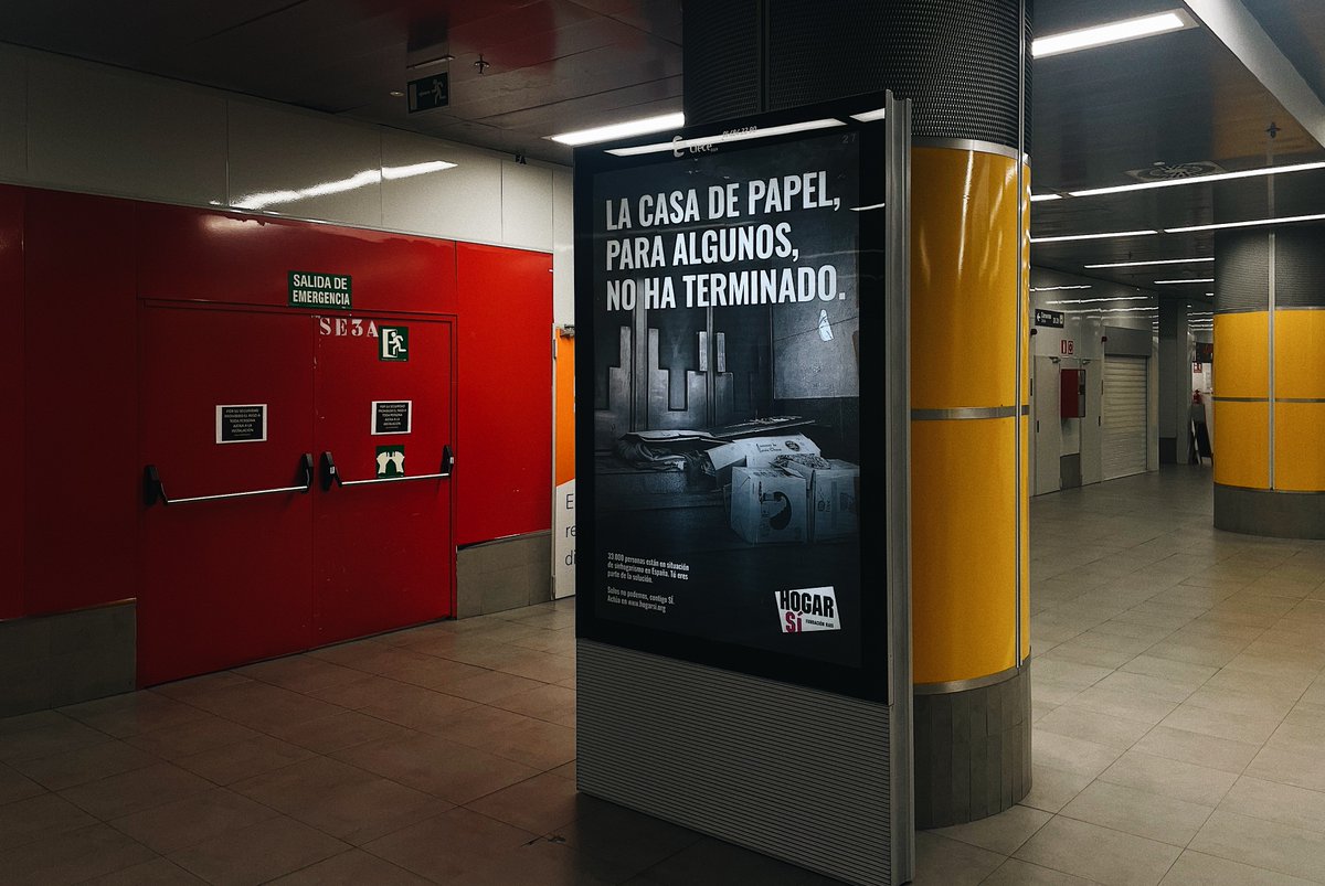 "La casa de papel, para algunos, no ha terminado". 
La agencia Maart lanza esta campaña de concienciación para <a href="/HogarSi/">HOGAR SÍ</a>, haciendo un guiño al final de la popular serie de <a href="/NetflixES/">Netflix España</a> || Más info 👉🏽 rwhy.es/3msyiwY