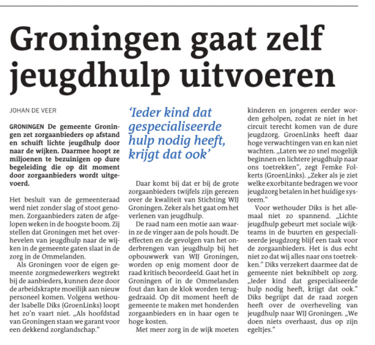 De slager die zijn eigen vlees keurt. Volgende halte specialistische zorg, de trein is vertrokken. ⁦<a href="/Pvda050/">PvdA Groningen</a>⁩ ⁦<a href="/gem_groningen/">Gemeente Groningen</a>⁩ ⁦<a href="/rtvnoord/">RTV Noord</a>⁩