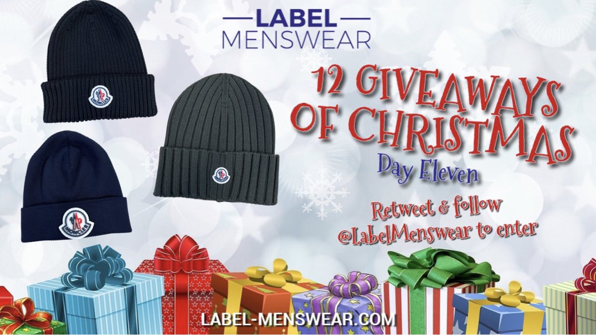 LABELMENSWEAR's tweet image. 🎅🏼 12 giveaways of Christmas | Day Eleven
🎁 Win a Moncler beanie of your choice

To enter:

🔄 Retweet this tweet
☑️ Follow us @LabelMenswear

Winner announced at 9pm. Good luck!