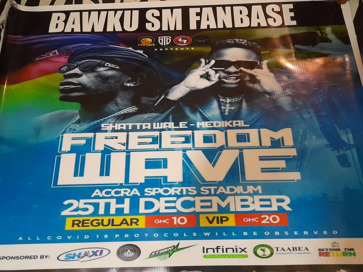 FKPRINCEGH5's tweet photo. @captangh @shattawalegh @AmgMedikal Bawku sm fan base we are ready for the program my banner is ready https://t.co/wqlMojcIbp