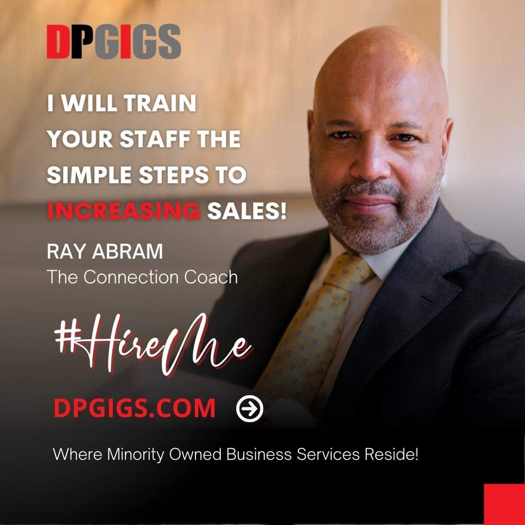 DpGigs's tweet photo. Ray Abram @ray_abram aka #TheConnectionCoach helps and teaches even the most shy or introverted #salesperson become more successful in sales.
Hire him to teach your team or staff the Simple Steps to Increasing Sales via https://t.co/1FPq4572my!
#HireMe
#BeIntentional
#BuyBlack https://t.co/cb1TM0CheQ