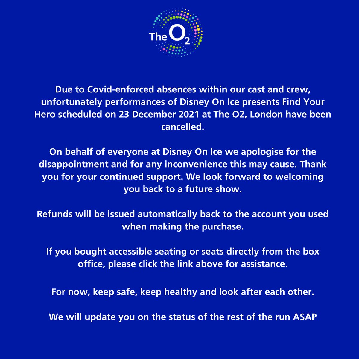 The O2 tweet media