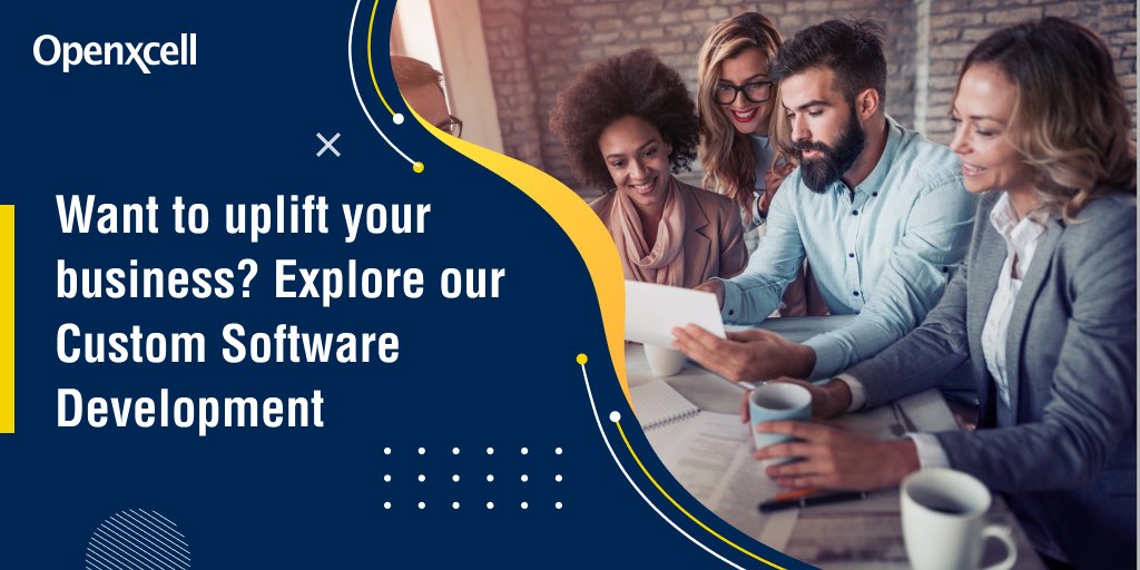 openxcell's tweet image. Do you want to streamline your business operation and make it productive, easily manageable, and scalable through single software?  We can help you out with our custom software development services. - bit.ly/3e5ffnC

#CustomizedSoftware #PersonalizedSoftware