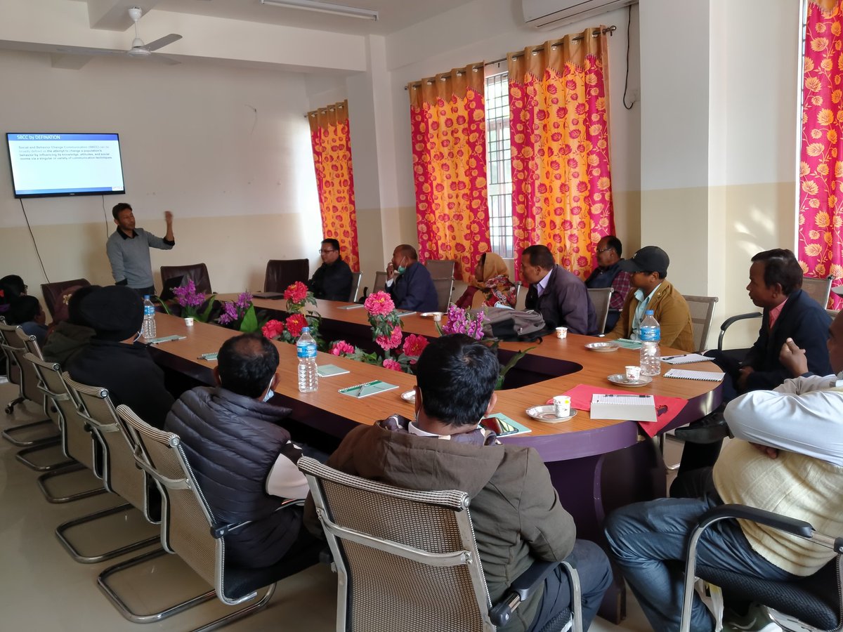 krishnagc's tweet image. Happening Now
#SBCC startegy Development workshop in Khadak Municipality in Saptari, under #WASHSDG, programme @SnvNepal #Mitrasamaj @parmeshwarjhaa