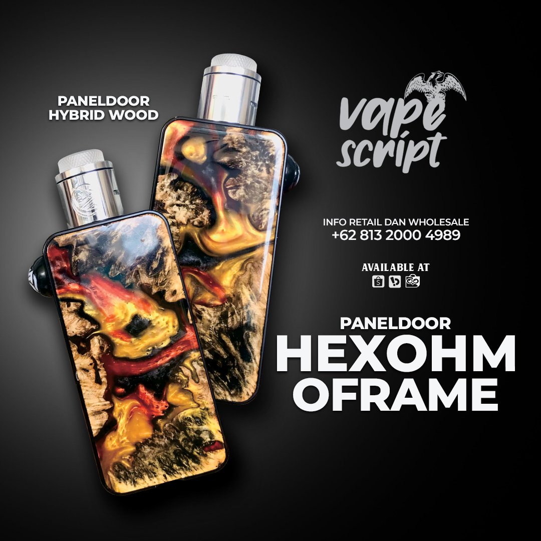 SenapanSumber's tweet photo. Paneldoor Hexohm Oframe Hybridwood
IDR 600.000,-
Order +6281320004989
#hexohm #hexohmbandung #vape #vapestore #vapescript #vapeshops #hexohmoframe #hexohmv3 #hexohmmalaysia #hexohmindonesia https://t.co/BVjbLUyMa9