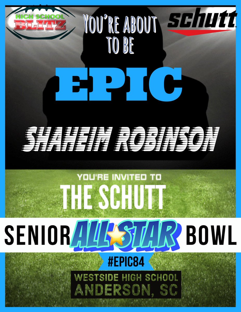 WELCOME TO THE BLITZ #EPIC84 ‼️🏈 WHAT BETTER WAY TO BRING IN THE NEW YEAR!!🎆🎇 <a href="/VloneShy/">Shaheim Robinson</a>