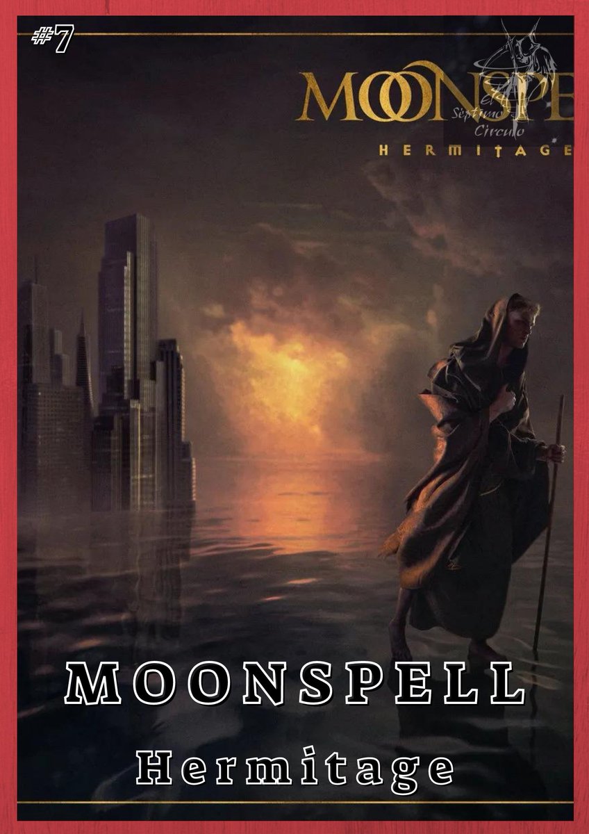 ElSeptimo997's tweet photo. El disco número 7 es @moonspell con #Hermitage.
#10MejoresDicosdeMetal2021 https://t.co/s5Q3uJcjDU