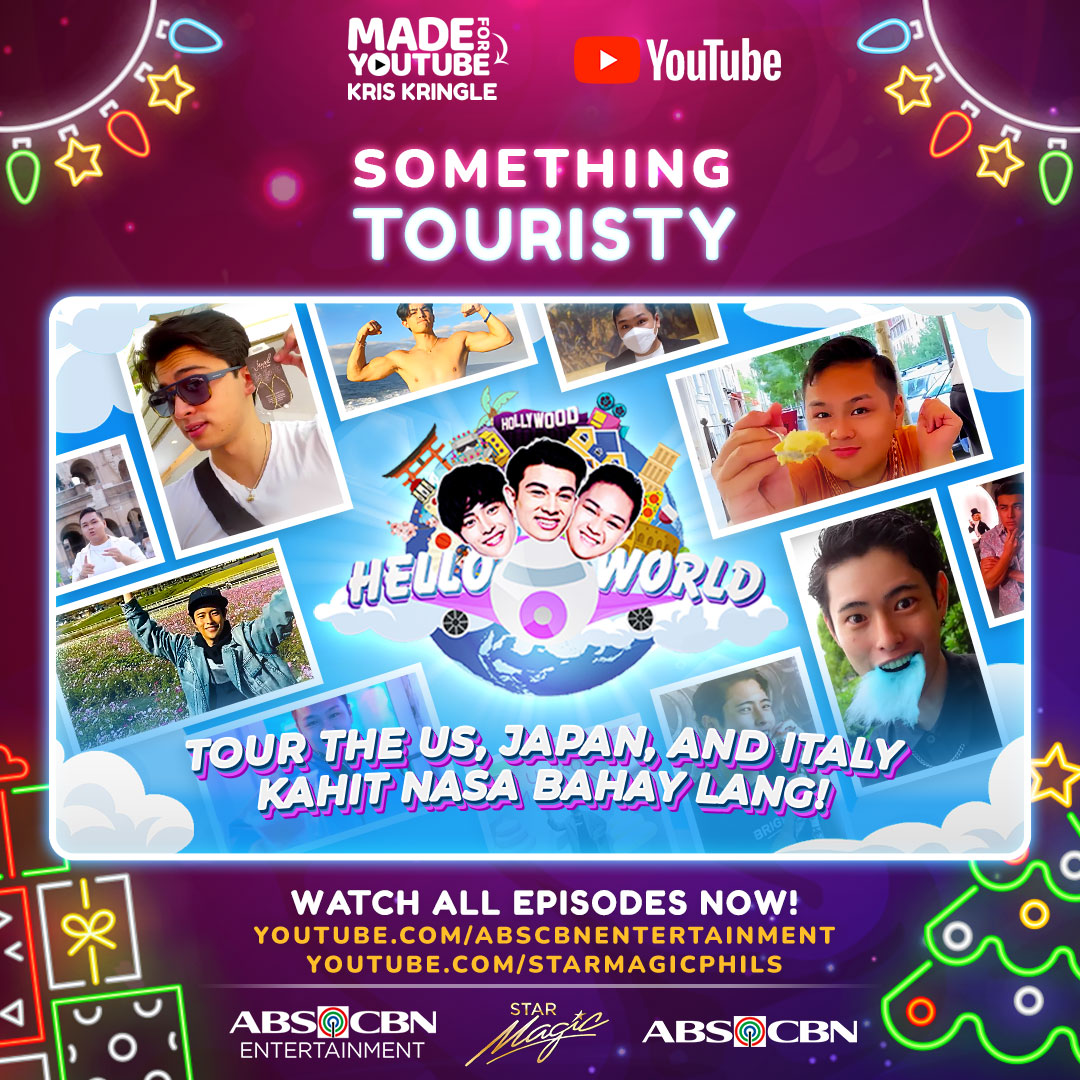 NO NEED FOR A SEAT SALE! ✈️

Andre, Fumiya, and Gabby tour you around the US, Japan and Italy—watch now!  bit.ly/HelloWorldFull…