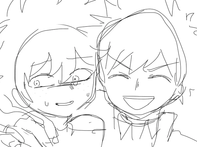 交換してもらったお水ちゃんのラフ画😭🤍🤍
もう好き…🤦🏻‍♀️🤍 
