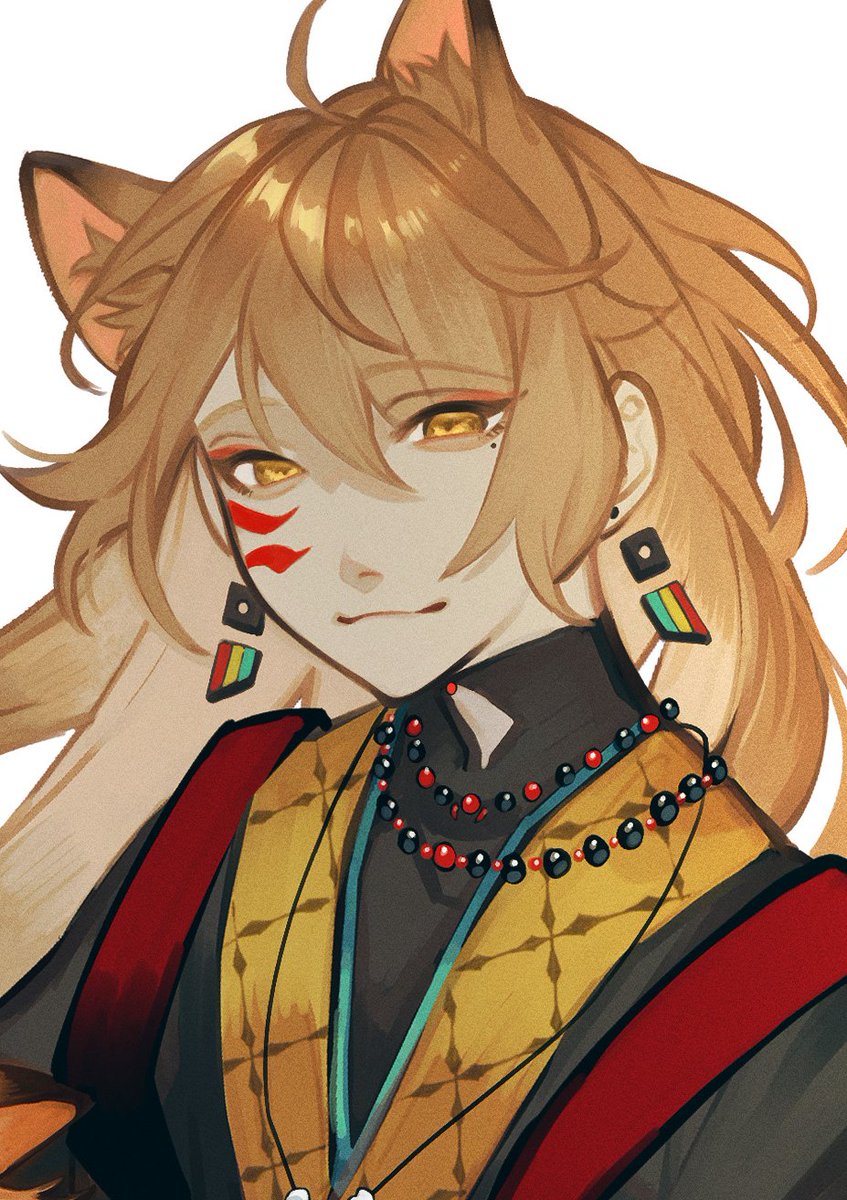 お狐様🦊 」|なぽりたんのイラスト