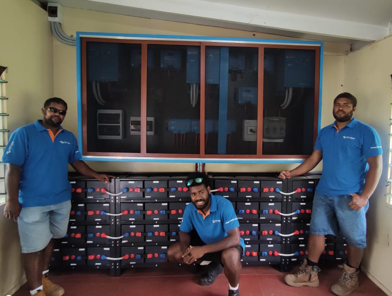 SolarFiji's tweet photo. 24.75kWp Commercial Stand Alone System for Ministry of Fisheries (@FisheriesOf) Ice Plant in Rabi, Fiji Islands
https://t.co/SEzkAqzpPd
#solarfiji #MinistryOfFisheries #victronenergy #naradapower #JASolar #commercialproject #renewableenergy #offgrid #rabiisland #fijiislands https://t.co/7dgMP5XeWf
