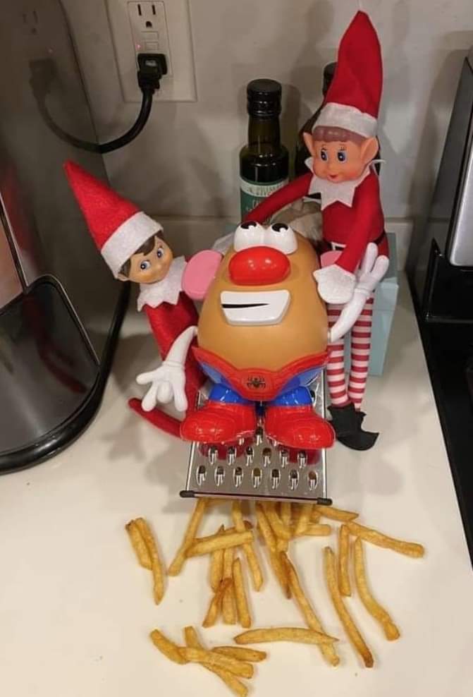 IdahoMashers's tweet photo. This isn't a very nice thing to do to @MrPotatoHead #frenchfries https://t.co/ZarsComkW8