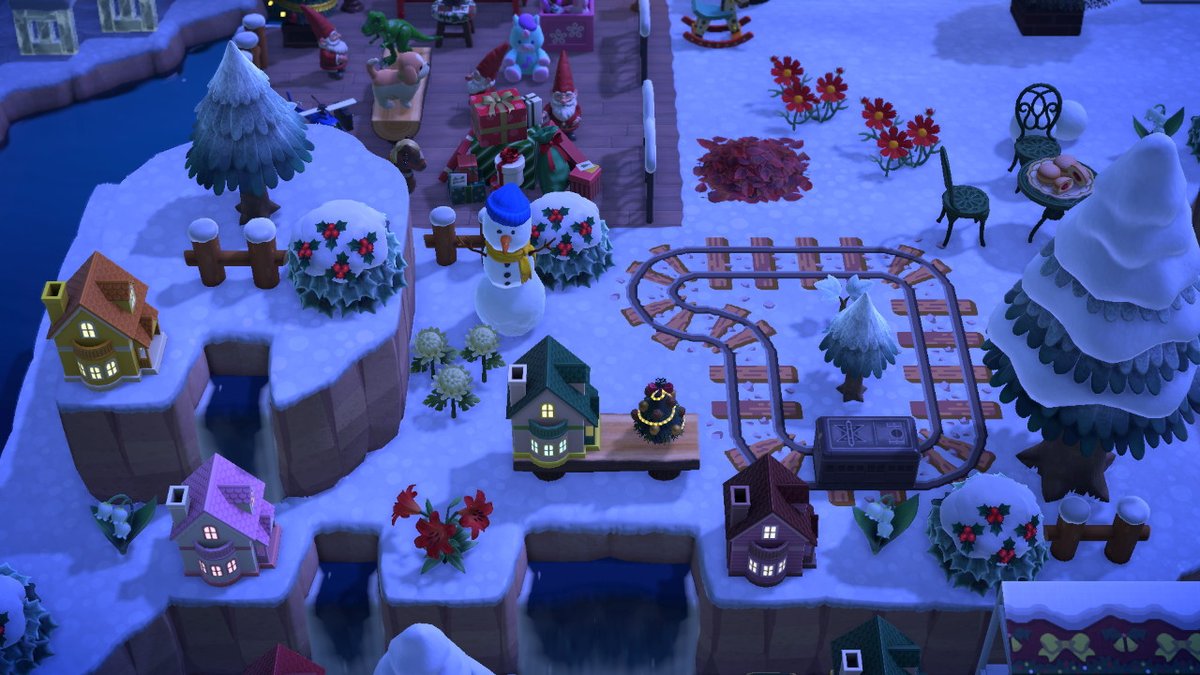 kimukakugohan's tweet photo. winter wonderland #AnimalCrossing #ACNH #NintendoSwitch https://t.co/CYShSNvdlZ