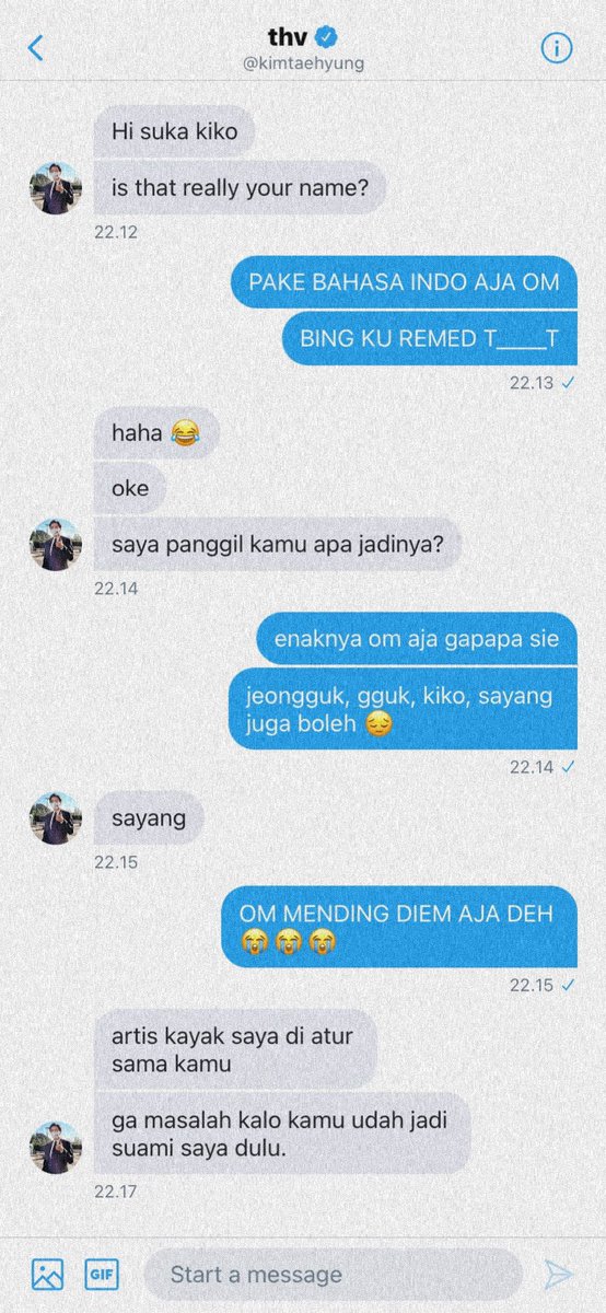 minezerry's tweet photo. [] TAEKOOK AU  • 「 husband 」

niatnya hanya untuk mengunggah foto yang sedang trend di sebuah aplikasi social media, namun terjebak dalam suatu hubungan rumah tangga bersama sang idola. https://t.co/yP8aPOIlTF