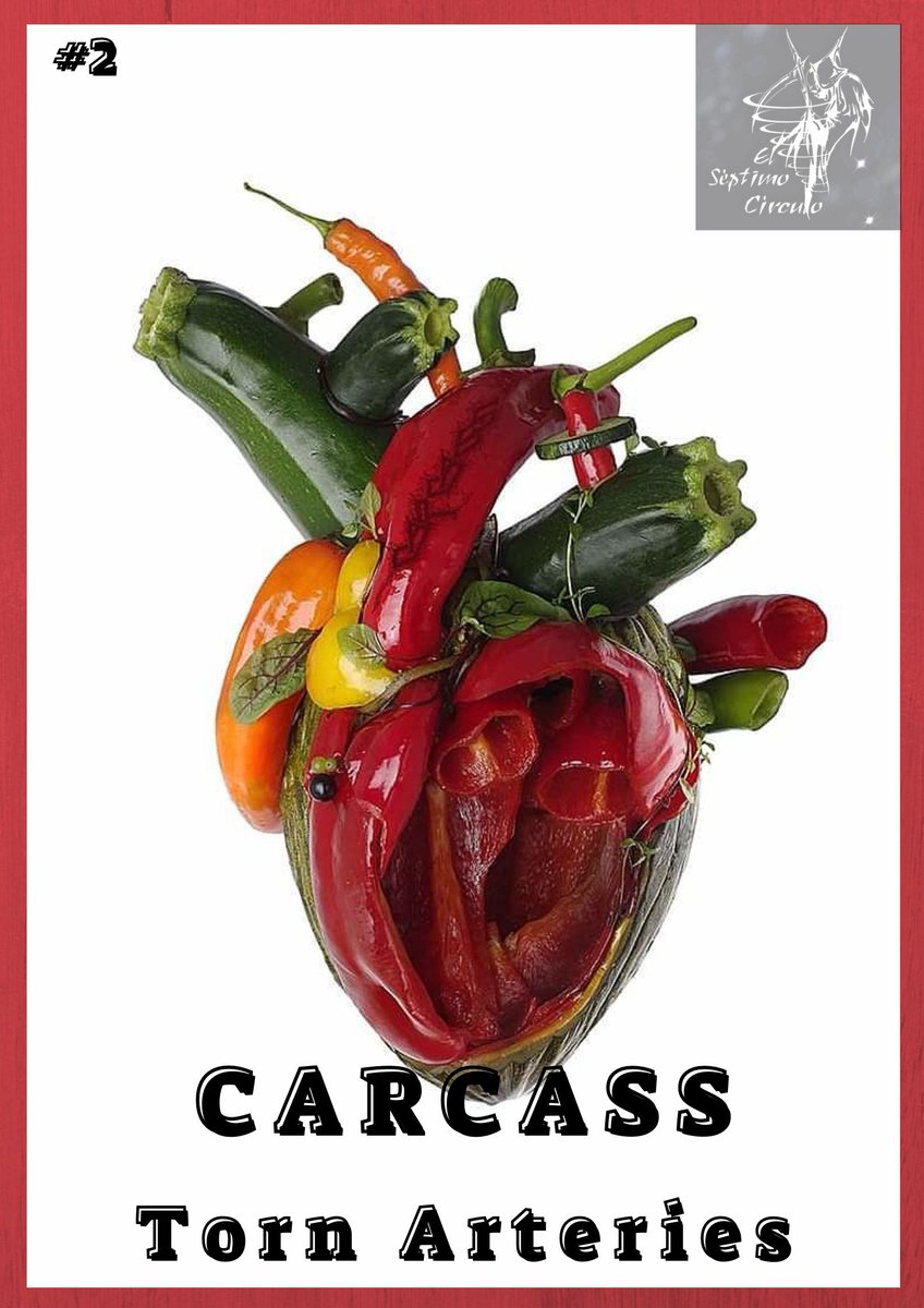 ElSeptimo997's tweet photo. El puesto número 2 es para @CarcassBand y #TornArteries.
#10MejoresDicosdeMetal2021 https://t.co/rzaYRA0y7j