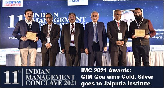 ExecutiveGim's tweet photo. Congratulations to @GIM_Sanquelim for winning the #gold #award at @Mbauniverse IMC2021 held at IMC Conclave and hosted by @MDIGurgaon
https://t.co/MZks6e4e50 https://t.co/CmTAZaaW45