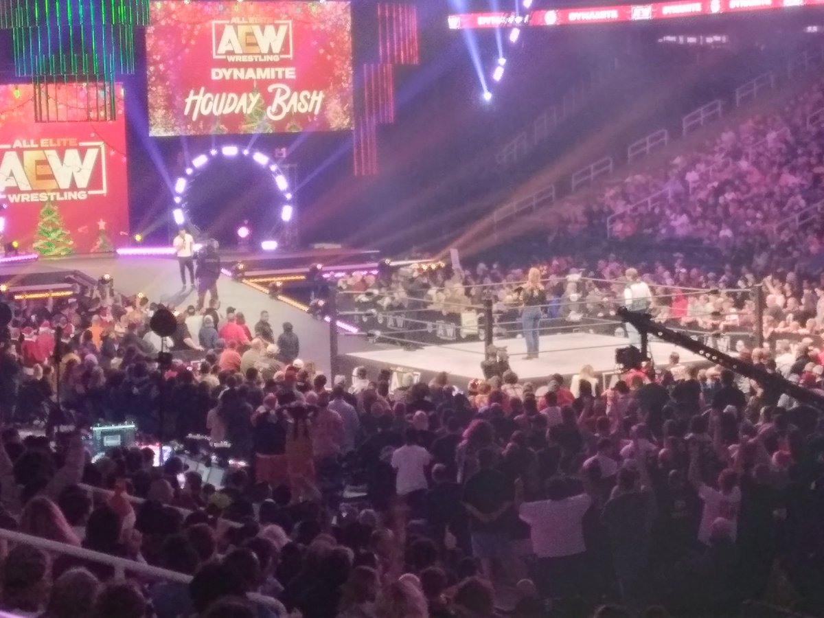 PruittPk's tweet photo. When you get to see. @bryandanielson  and @theAdamPage I like them both. For Bryan he was my first WWE wrestler I liked and first shirt and I only been watching for almost 10 years. And Adam is good to see boys and like cause I watched at CWF it's always great to y'all https://t.co/mZ52JuHZEF