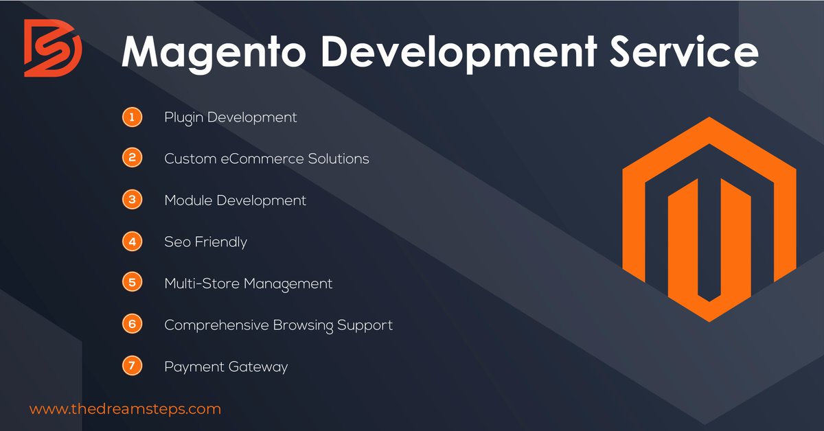 DreamStepsTech's tweet image. Magento offers a dedicated platform for e-Store solutions. Build a user-friendly e-Store with the latest Magento technologies developed by our Magento developers.

#Magento #MagentoDevelopment #MagentoSolutions #eCommerce #MagentoStore #eStore #CMS #OnlineSolution #DreamSteps