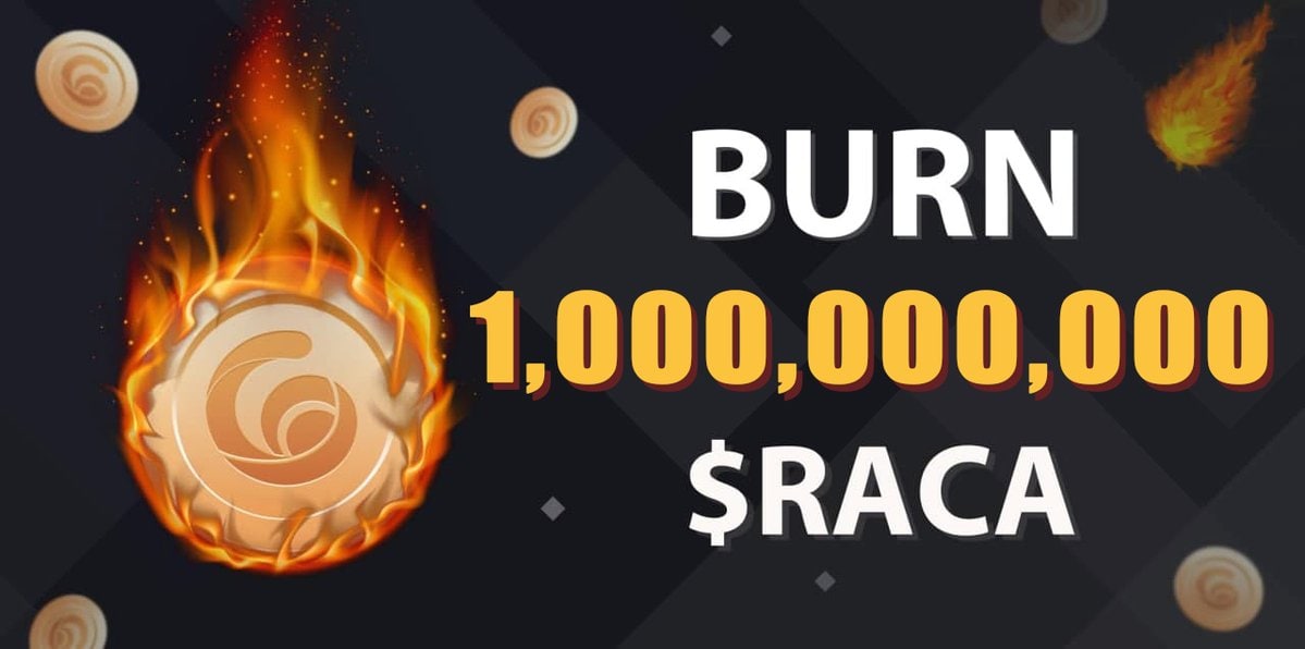 RACA (@raca_3) on Twitter photo 🔥🔥DECEMBER BURN — LATEST NEWS 📰🔥🔥
1️⃣ Burned 1 billion $RACA just NOW (TxID link below).
2️⃣ Total amount burned in Dec (so far): 7.5 billion $RACA
3️⃣ Goal: Burn a total of 10 billion $RACA in Dec 2021
🎅 Ho Ho Ho! 💃 🕺🎄
bscscan.com/tx/0x951f2b910…
#RACA <a href="/USMverse/">USMLab.bab</a> #Metaverse 🔥🔥DECEMBER BURN — LATEST NEWS 📰🔥🔥
1️⃣ Burned 1 billion $RACA just NOW (TxID link below).
2️⃣ Total amount burned in Dec (so far): 7.5 billion $RACA
3️⃣ Goal: Burn a total of 10 billion $RACA in Dec 2021
🎅 Ho Ho Ho! 💃 🕺🎄
bscscan.com/tx/0x951f2b910…
#RACA <a href="/USMverse/">USMLab.bab</a> #Metaverse